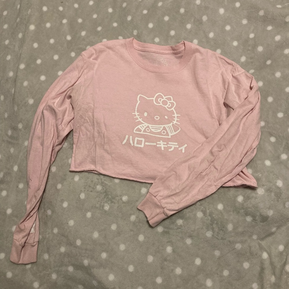 Forever 21 Hello Kitty Crop Top